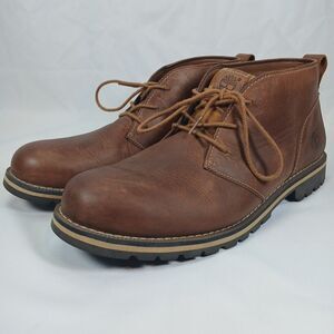 Timberland A121A Men’s Size 12 Brown Leather OrthoLite Chukka Ankle Work Boots